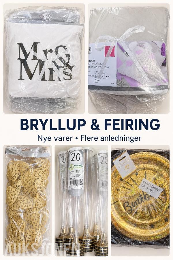 Nytt restlager fra Frankrike – ballong- og festartikler